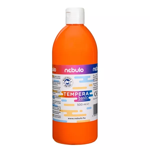 Nebulo 500 ml-es narancssárga tempera festék