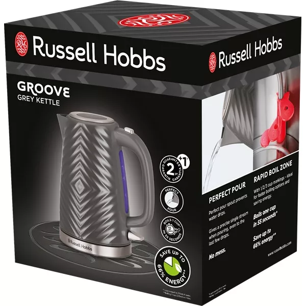 Russell Hobbs 26382-70/RH Groove 1,7L-es szürke vízforraló