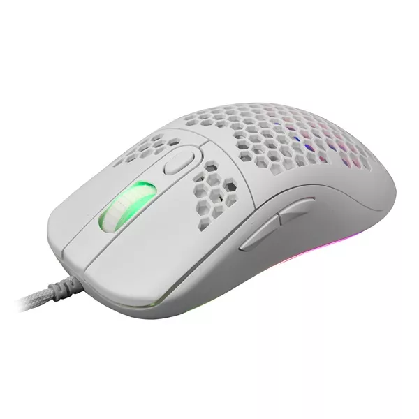 White Shark GALAHAD GM-5007W 6400 dpi fehér gamer egér