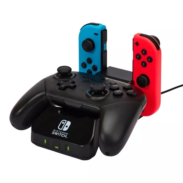 PowerA Nintendo Switch/Lite/OLED Charging Base fekete kontroller töltőállomás style=