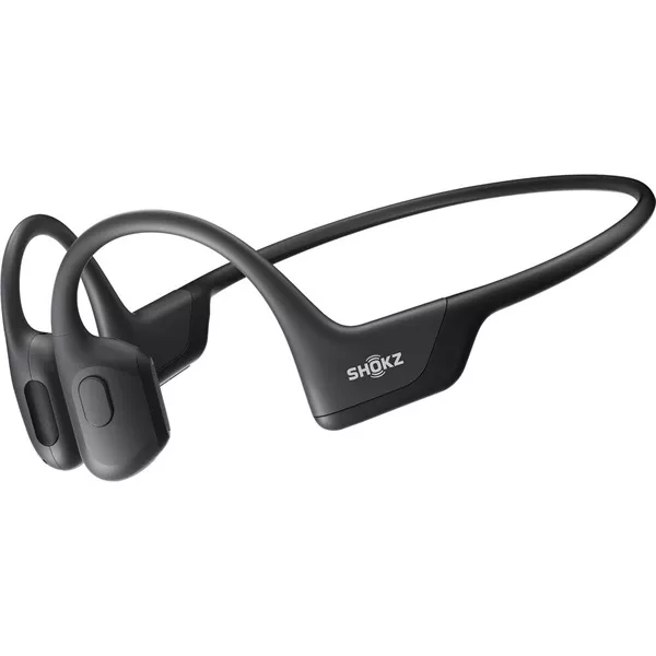 Shokz OpenRun Pro Premium csontvezetéses Bluetooth fekete Open-Ear sport fejhallgató style=