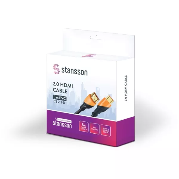 Stansson 5m 2.0 HDMI kábel