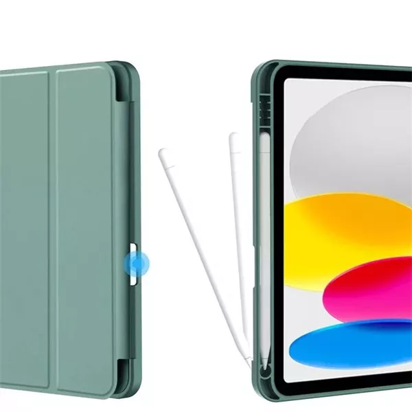 Haffner FN0453 Apple iPad 10,9 (2022) zöld tablet tok pencil tartóval
