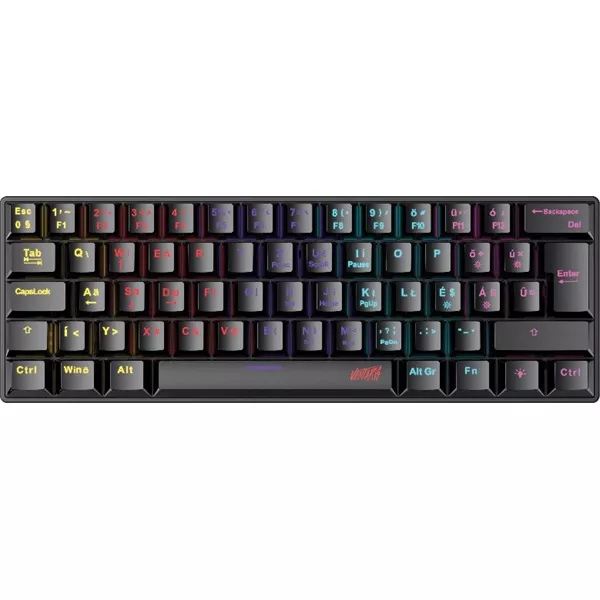 Ventaris Lissgard RGB (Red Switch) HUN Mechanikus gamer billentyűzet