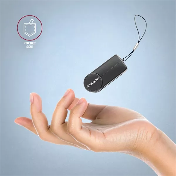 Axagon CRE-SMP1A USB Smart card PocketReader összecsukható okos kártyaolvasó