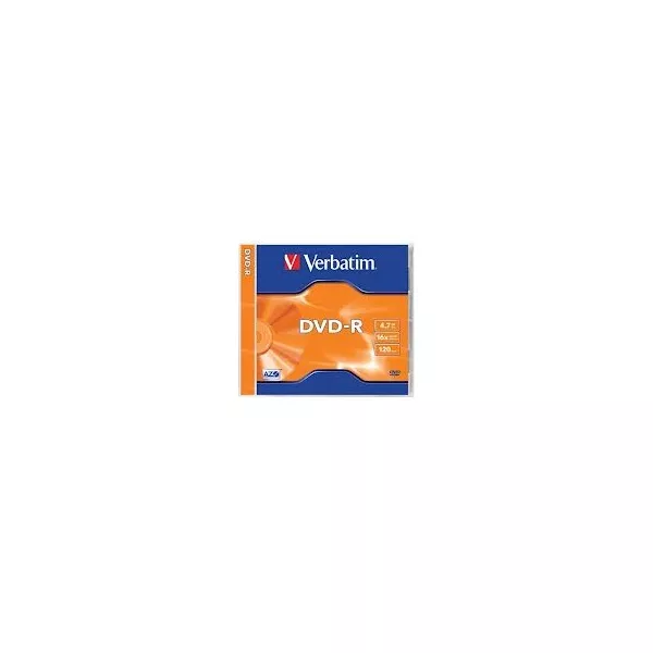 VERBATIM DVDV-16  DVD-R normál tokos DVD lemez