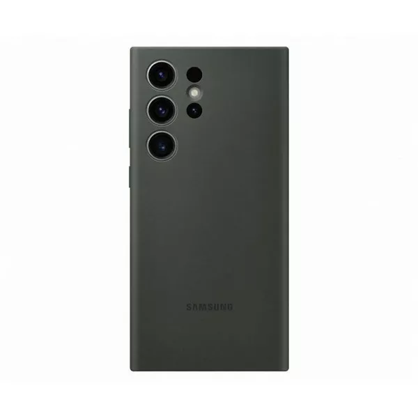 Samsung EF-PS918TGEGWW Galaxy S23 Ultra sötétzöld szilikon hátlap