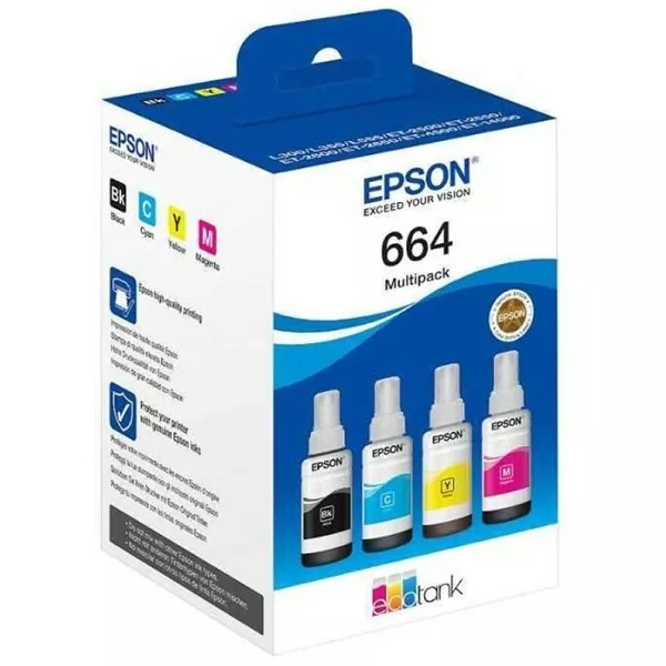 Epson C13T66464A T6646 280ML Multipack tintapatron csomag