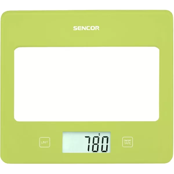 Sencor SKS 5031GR zöld konyhai mérleg