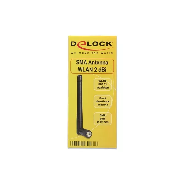 Delock 89437 SMA 2 dBi WLAN antenna