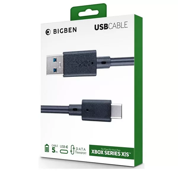 BigBen 5m Xbox Series X USB kábel