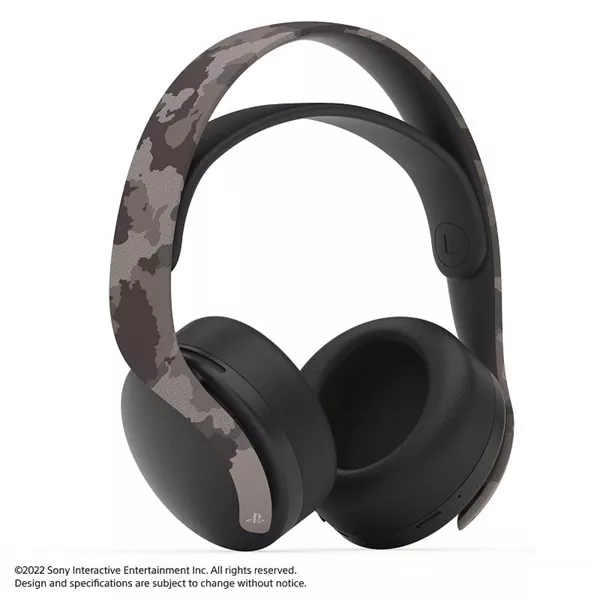 PlayStation®5 Pulse 3D™ Grey Camouflage vezeték nélküli headset style=