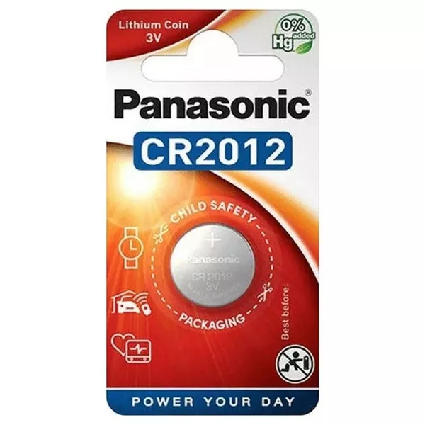 Panasonic CR2012 3V lítium gombelem 1db/csomag