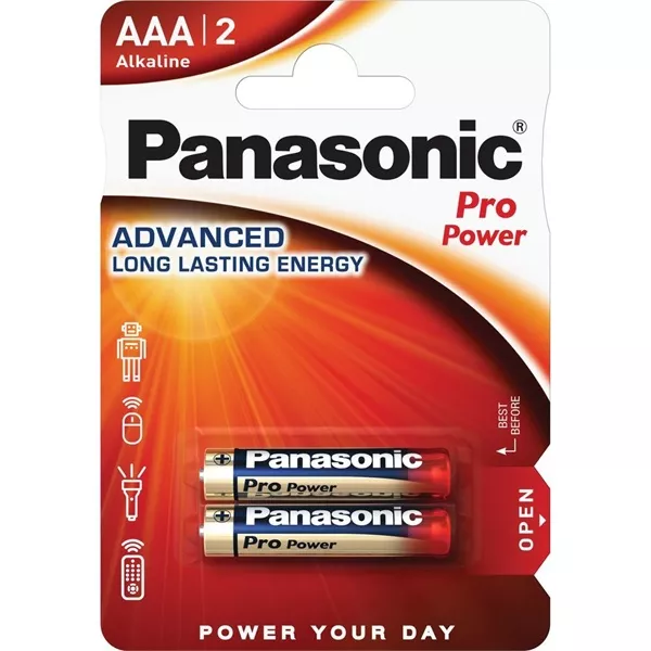 Panasonic LR03PPG/2BP 1,5V AAA/mikro tartós alkáli elem 2 db/csomag