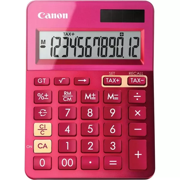 Canon LS-123K-MPK rózsaszín asztali számológép