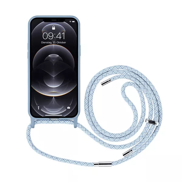 Artwizz 2028-3172 iPhone 12 Pro Max kék nyakba akasztható tok