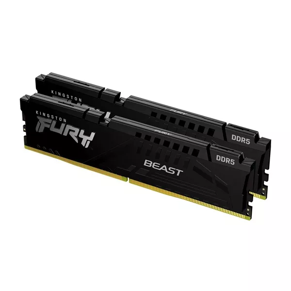 Kingston 32GB 5200MHz DDR-5 FURY Beast Black EXPO (Kit! 2db 16GB) (KF552C36BBEK2-32) memória