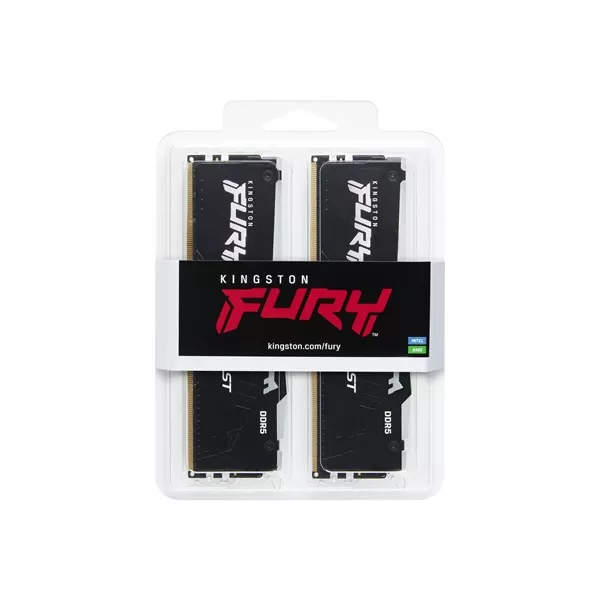 Kingston 32GB 6000MHz DDR-5 FURY Beast RGB EXPO (Kit! 2db 16GB) (KF560C36BBEAK2-32) memória