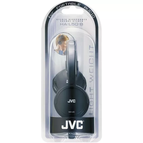 JVC HA-L50B fekete fejhallgató