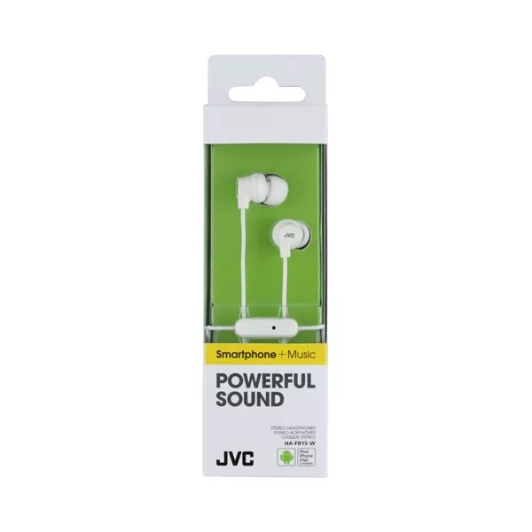 JVC HA-FR15W mikrofonos fehér fülhallgató