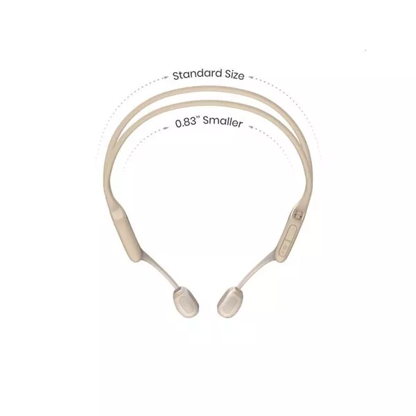Shokz OpenRun PRO Mini csontvezetéses Bluetooth bézs Open-Ear sport fejhallgató