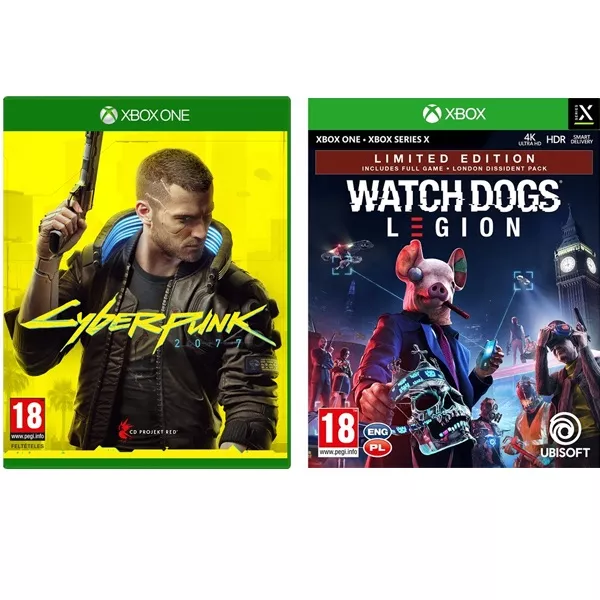 Cyberpunk 2077 (magyar felirattal) + Watch Dogs Legion Limited Edition Xbox One/Series játékcsomag style=
