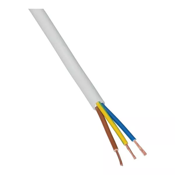 H05VV-F 3x4 mm2 100m Mtk fehér sodrott kábel
