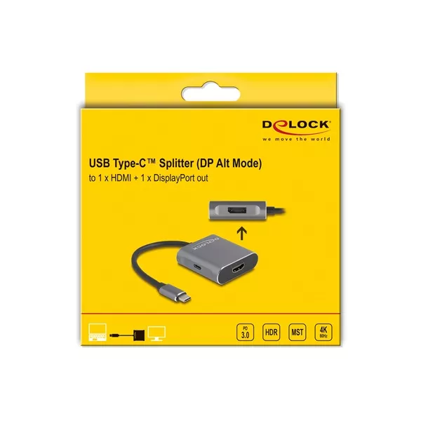 Delock 87867 USB C/HDMI/DP adapter