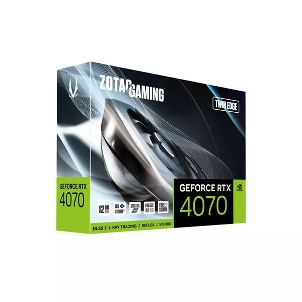 Zotac GAMING GeForce RTX 4070 Twin Edge nVidia 12GB GDDR6X 192bit PCIe videókártya
