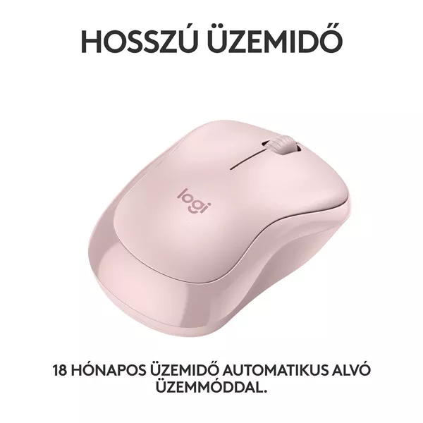 Logitech M240 Silent Bluetooth rózsaszín egér