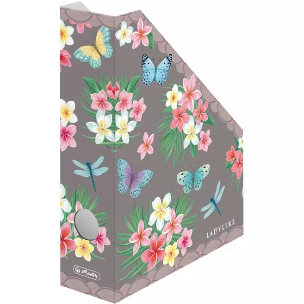 Herlitz Ladylike Butterflies 7cm karton iratpapucs