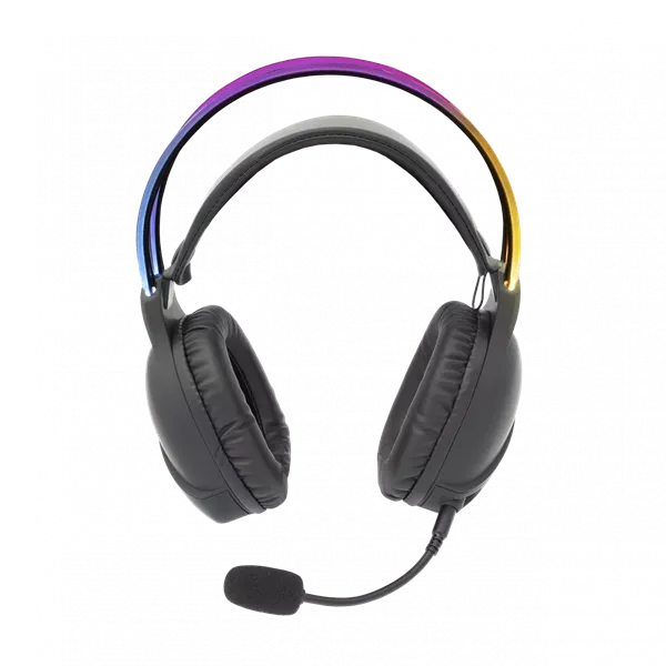 White Shark OX/RGB GH-2140 fekete gamer fejhallgató