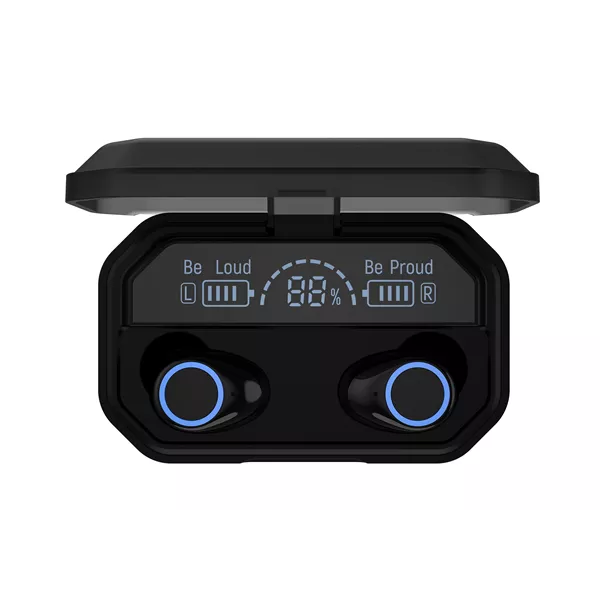 Devia ST355158 Joy A12 fekete True Wireless Bluetooth fülhallgató