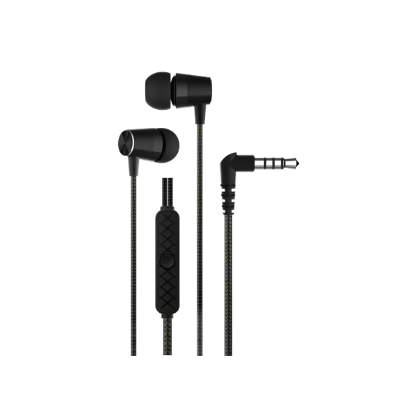 Devia ST362316 Kintone 3,5mm jack fekete fülhallgató