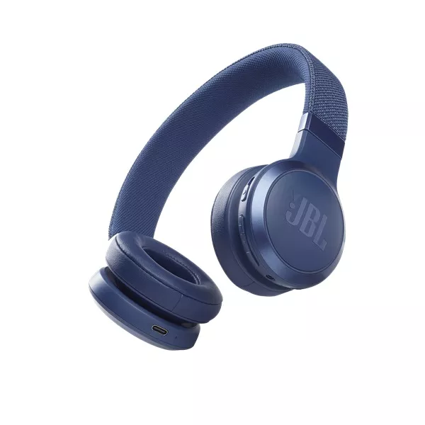 JBL LIVE 460 NC BLU Bluetooth aktív zajszűrős kék fejhallgató style=