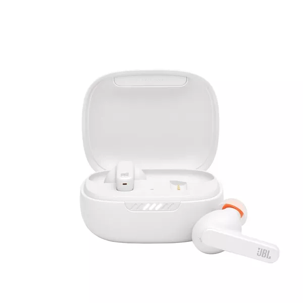 JBL Live PRO+ True Wireless Bluetooth aktív zajcsökkentős fehér fülhallgató style=