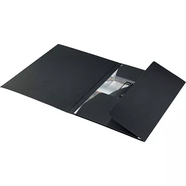 Leitz Recycle A4 karton fekete 3-pólyás mappa
