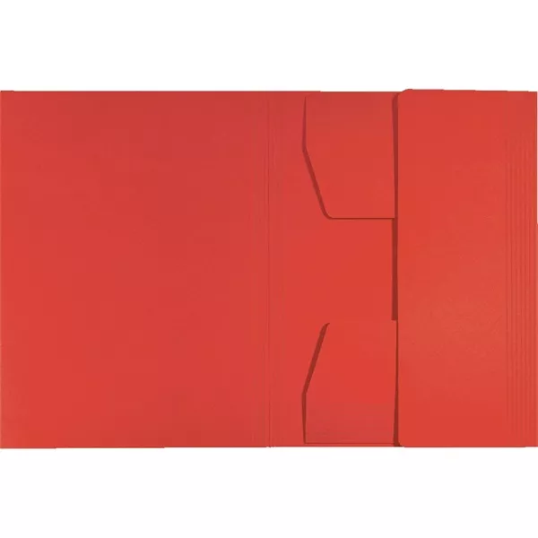 Leitz Recycle A4 karton piros 3-pólyás mappa