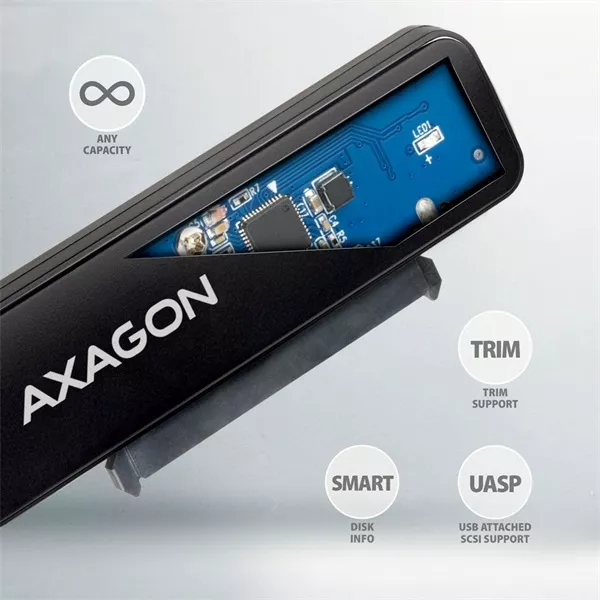 Axagon ADSA-FP2C Slim Adapter Pro USB-C 5GBPS 2,5