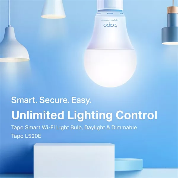 TP-Link Tapo L520E Dimmelhető Smart Wi-Fi LED izzó
