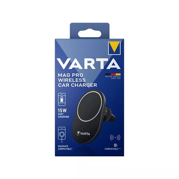 Varta 57902101111 15W Mag Pro vezeték nélküli autós töltőszett