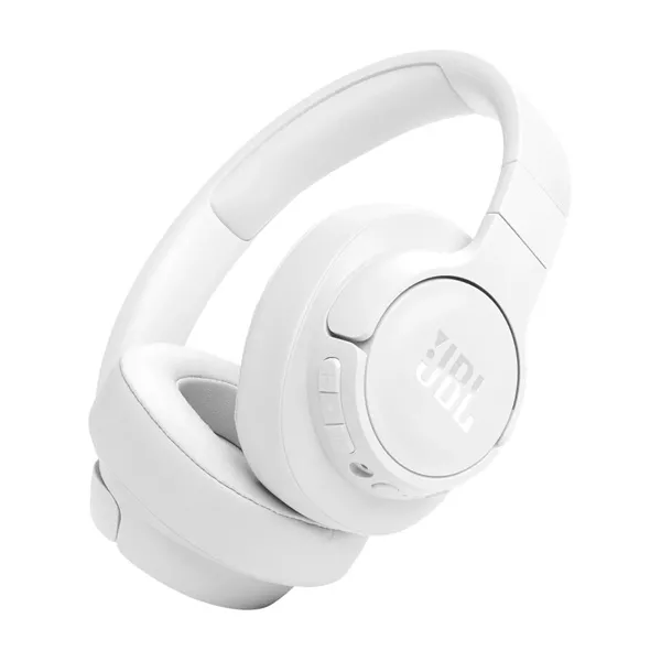 JBL T770NCWHT Bluetooth zajszűrős fehér fejhallgató style=