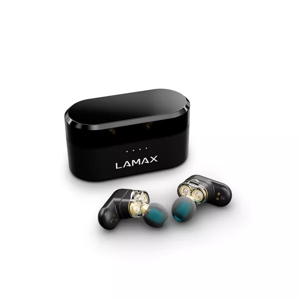 LAMAX Duals1 True Wireless Bluetooth fekete fülhallgató