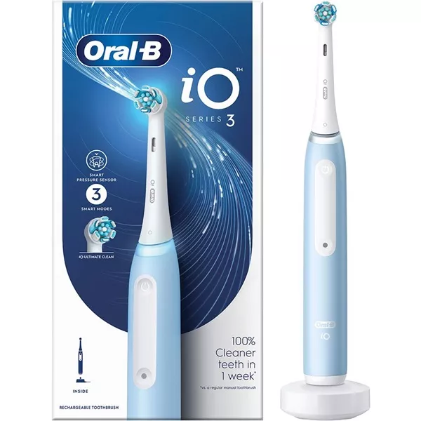Oral-B iO series 3 Ice Blue elektromos fogkefe