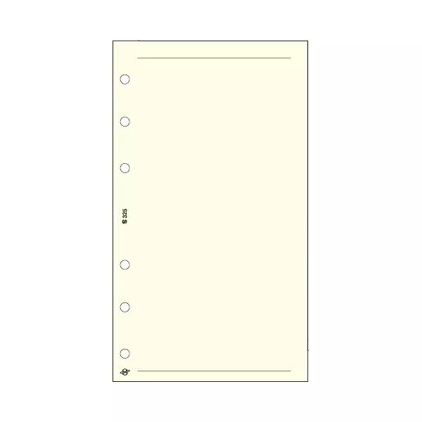 Kalendart Saturnus S325 üres jegyzetlap gyűrűs naptár kiegészítő