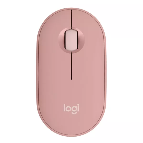 Logitech M350S Pebble Mouse 2 vezeték nélküli rózsaszín egér