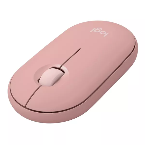 Logitech M350S Pebble Mouse 2 vezeték nélküli rózsaszín egér