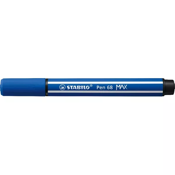 Stabilo Pen 68 MAX vágott hegyű ultramarin kék prémium rostirón