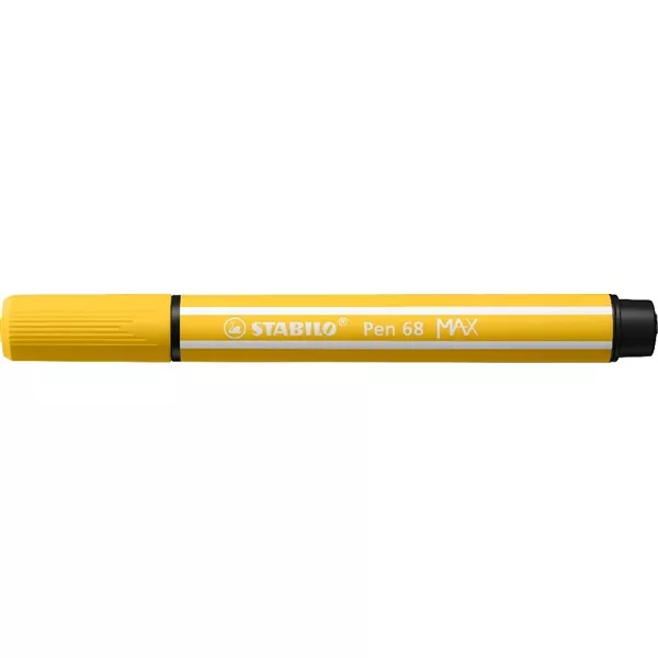 Stabilo Pen 68 MAX vágott hegyű sárga prémium rostirón