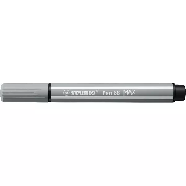 Stabilo Pen 68 MAX vágott hegyű középszürke prémium rostirón